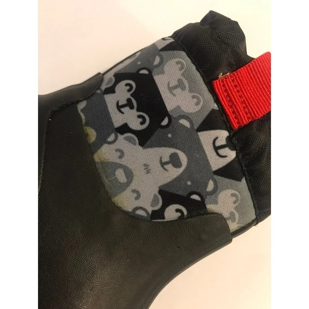 Cat & jack teddy bear print waterproof boots